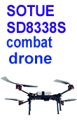 SD8338P powerful surveillance combat UAV, multi-purpose UAV, rinse drone, cleaning drone